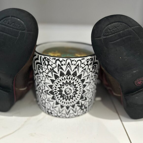 ARIAT FATBABY THUNDERBIRD GIRLS COWBOY BOOTS (Size 11) - Picture 5 of 6